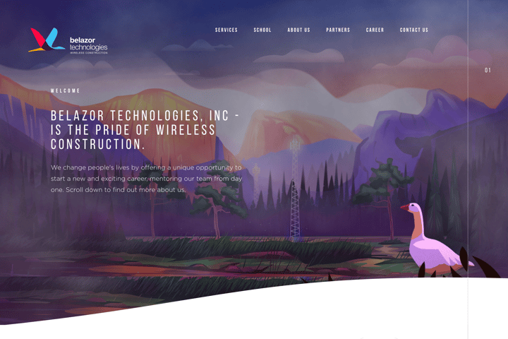Belazor Technologies, Inc website preview